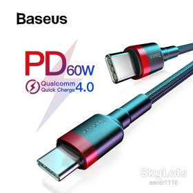 Кабелі Кабели ^/--/^ Baseus PD 2.0 USB Type-C - Type-C кабель быстрой зарядки QC 4.0 60 /--/ W/20 /--/ V/3 /--/ A 1 /--/ м! ^_^^^ Baseus PD 2.0 USB Type-C - Type-C кабель швидкої зарядки QC 4.0 60 /--/ W/20 /--/ V/3 /--/ A 1 /--/ м! - фото фото фото