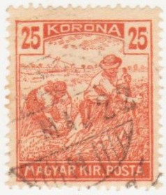 Угорщина Венгрия ^/--/^ Венгрия  1920 г. № 371 гашеная ^_^^^ Угорщина 1920 р. No 371 гашена - фото фото фото