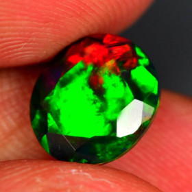 Опал Опал ^/--/^ Черный опал 1.42 Ct   9.60 x 7.64 x 4.88 MM ^_^^^ Чорний опал 1.42 Ct 9.60 x 7.64 x 4.88 MM - фото фото фото
