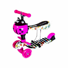 Самокати Самокаты ^/--/^ Самокат детский Scooter &amp;quot;Букашка&amp;quot; 3 в 1 сиденье и подножка Butterfly (2 /--/ T /--/ 1005) ^_^^^ Самокат дитячий Scooter &amp;quot;Букашка &amp;quot; 3 в 1 сидіння і підніжка Butterfly (2 /--/ T /--/ 1005) - фото фото фото