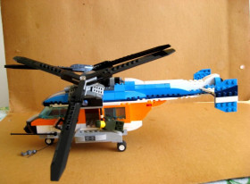 Конструктори Конструкторы ^/--/^ Конструктор LEGO Creator - Двороторний вертоліт 31096 в зібраному виді ^_^^^ Конструктор LEGO Creator - Двороторный вертолет 31096 в собранном виде - фото фото фото