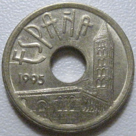 Іспанія Испания ^/--/^ Іспанія 25 песет 1995 року. Кастилія і Леон 41770 ^_^^^ Испания 25 песет 1995 года. Кастилия и Леон 41770 - фото фото фото