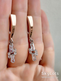 Сережки Серьги ^/--/^ Серьги серебро 925 ДСТУ + золото 375 ДСТУ, серебро с золотыми пластинами, сережки, Украина ^_^^^ Срібло 925 ДСТУ + золото 375 ДСТУ, срібло з золотими пластинами, сережки, Україна - фото фото фото