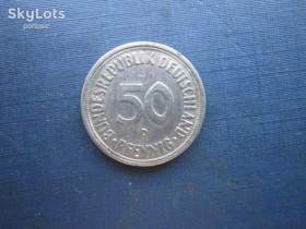 НДР, ФРН ГДР, ФРГ ^/--/^ Монета 50 пфенігів Німеччина ФРН 1970 D ^_^^^ Монета 50 пфеннигов Германия ФРГ 1970 D - фото фото фото