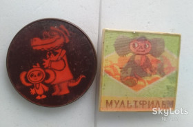 Інше Другое ^/--/^ ЗНАЧОК Мультфильм Крокодил Гена Чебурашка ^_^^^ ЗНАЧОК Мультфільм Крокодил Гена Чебурашка - фото фото фото