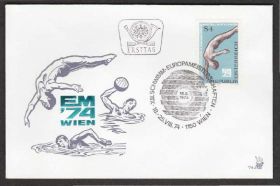 Європа Европа ^/--/^ Австрия 1974 ВОДНЫЕ ВИДЫ СПОРТА 8-й ЧЕМПИОНАТ ЕВРОПЫ ПРЫЖКИ ПЛАВАНИЕ ВОДНОЕ ПОЛО КПД Mi.1461 ^_^^^ Австрія 1974 Водні види спорту 8-й Чемпіонат Європи стрибки плавання водне поле ККД Mi.1461 - фото фото фото