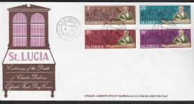Америка Америка ^/--/^ Сент-Люсия 1970 ЧАРЛЬЗ ДИККЕНС ПИСАТЕЛЬ ЛИТЕРАТУРА ТВОРЧЕСТВО ИСКУССТВО КПД Mi.270-273 ^_^^^ Сент-Люсія 1970 ЧАРЛЬЗ ДИККЕНС ПИСАТЕЛЬ ЛІТЕРАТУРА ТВОРЧІСТЬ МИСТЕЦТВО КПД Mi.270-273 - фото фото фото