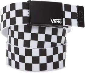Ремені Ремни ^/--/^ Ремень VANS Deppster II Web Belt Black/White Checker  Черно-белый ремень в клетку ^_^^^ Ремінь VANS Deppster II Web Belt Black/White Checker Чорно-білий ремінь в клітку - фото фото фото