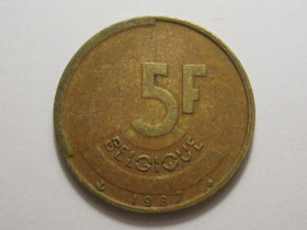 Бельгія Бельгия ^/--/^ Бельгия 5 франков 1987 года BELGIQUE 3 /--/ П /--/ 729 ^_^^^ Бельгія 5 франків 1987 року BELGIQUE 3 /--/ П /--/ 729 - фото фото фото