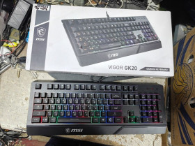 Клавіатури Клавиатуры ^/--/^ Игровая клавиатура с подсветкой MSI Vigor GK /--/ 20 USB № 26120313 ^_^^^ Ігрова клавіатура з підсвічуванням MSI Vigor GK /--/ 20 USB No 26120313 - фото фото фото