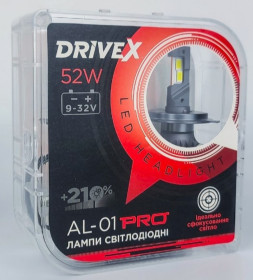 Діодні Диодные ^/--/^ LED лампи DriveX серії AL-01 H /--/ 4 PRO 52 /--/ W 9-32 /--/ V світлодіодні яскраві потужні лед лампи для авто ^_^^^ LED лампы DriveX серии AL-01 H /--/ 4 PRO 52 /--/ W 9-32 /--/ V светодиодные яркие лед лампы для авто - фото фото фото
