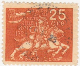 Скандинавія Скандинавия ^/--/^ Швеция 1924 г. № 178 гашеная ^_^^^ Швеція 1924 р. No 178 гашена - фото фото фото