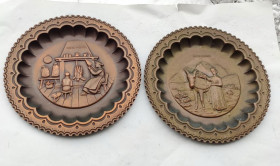 Інше Другое ^/--/^ *  Тарелки настенные - медь Ricordo D&amp;apos;Abruzzo Copper Decorative Plate made in Italy ^_^^^ Тарілки настінні - мідь Ricordo D&amp;apos;Abruzzo Copper Decorative Plate made in Italy - фото фото фото