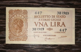 Італія, Ватикан Италия, Ватикан ^/--/^ ITALY Италия 1 лира 23 ноября 1944 20 мая 1935 Тип подписи: Bolaffi, Cavallaro, Giovinco. Сохран ^_^^^ ITALY Італія 1 ліра 23 листопада 1944 20 травня 1935 Тип підпису: Bolaffi, Cavallaro, Giovinco. Збереження - фото фото фото