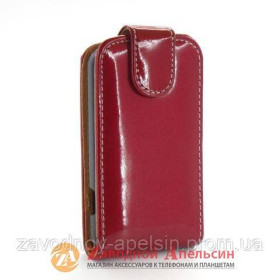 Чохли, бампера Чехлы, бампера ^/--/^ Чехол книжка HTC Desire C 200 Chic Case красный ^_^^^ Книга HTC Desire C 200 Chic Case - фото фото фото
