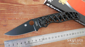 Ножі, мультітули Ножи, мультитулы ^/--/^ Spyder C /--/ 266 Edgerati, Black Aluminium, 8 /--/ Cr /--/ 13 /--/ MoV, Replica, Підшипник, Tactical, EDC, Compression Lock ^_^^^ Spyder C /--/ 266 Edgerati, Black Aluminium, 8 /--/ Cr /--/ 13 /--/ MoV, Replica, Подшипник, Tactical, EDC, Compression Lock - фото фото фото
