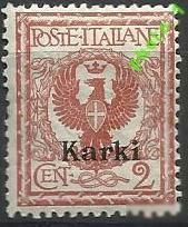 Інші країни Другие страны ^/--/^ Эгейские о-ва Карки итал. 1912 стандарт герб 1 /--/ м. ^_^^^ Егейські острови Карки італ. 1912 — стандарт герб 1 /--/ м. - фото фото фото
