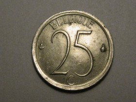 Бельгія Бельгия ^/--/^ Бельгия 25 сантимов 1974 года BELGIQUE 3 /--/ П /--/ 622 ^_^^^ Бельгія 25 сантимів 1974 року BELGIQUE 3 /--/ П /--/ 622 - фото фото фото