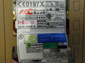 Інші комплектуючі Другие комплектующие ^/--/^ Ambit IBM Mini-PCI J /--/ 07.017.C.00 Modem LAN - фото фото фото