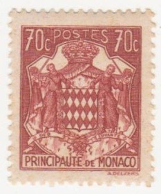 Малі Держави Європи Малые Государства Европы ^/--/^ Монако 1940  г. № 228 * ^_^^^ Монако 1940 р. No 228* - фото фото фото