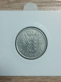 Бельгія Бельгия ^/--/^ Бельгія 5 франків 1971 ^_^^^ Бельгия 5 франков 1971 - фото фото фото