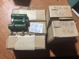 Резистори Резисторы ^/--/^ РЕЗИСТОР ПЭВ-10 4,3 КОМ. НОВЫЕ. В ЛОТЕ 1 ШТУКА! ^_^^^ Резистор ПЕВ-10 4,3 КОМ. Нові. У ЛОТЕ 1 ШТУКА! - фото фото фото