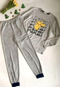 Піжами, халати Пижамы, халаты ^/--/^ Піжама Котонова. POKEMON. Якісна. 11/12 років. Ріст 152 см ^_^^^ Пижама Котонова. Pokemon. Качественная. 11/12 лет. Рост 152 см - фото фото фото