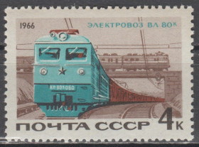 СРСР - СССР - ^/--/^ СССР 1966 електровоз ^_^^^ СРСР 1966 електровоз - фото фото фото