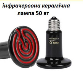 Інкубатори Инкубаторы ^/--/^ 1 шт. Лампа термічна 50 Вт інфрачервона керамічна 50 Вт.брудер для обігрівання курчат, тераріумів ^_^^^ Лампа термическая инфракрасная керамическая 50 Вт.брудер для обогрева цыплят, террариумов - фото фото фото