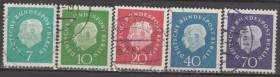 НДР, ФРН ГДР, ФРГ ^/--/^ Германия Німеччина Берлін 1959 президент Хойс серія ^_^^^ Германия Берлин 1959 президент Хойс серия - фото фото фото