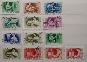 Угорщина Венгрия ^/--/^ Венгрия 1955 г - профессии ^_^^^ Угорщина 1955 р. - професії - фото фото фото