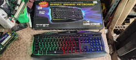 Клавіатури Клавиатуры ^/--/^ Игровая клавиатура с подсветкой RGB Genius Scorpion K /--/ 220 USB № 23221111 ^_^^^ Ігрова клавіатура з підсвіткою RGB Genius Scorpion K /--/ 220 USB No 23221111 - фото фото фото
