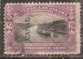 Центральна Америка Центральная Америка ^/--/^ Зона Панамского канала 1917 Sc.49 гаш. СИЛЬНОЕ УТОНЧЕНИЕ марки ^_^^^ Зона Панамського каналу 1917 Sc.49 гаш. Сильне знищення марки - фото фото фото