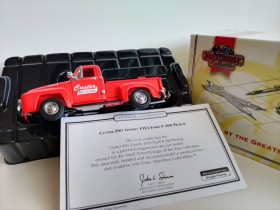 : Закордонні : Зарубежные ^/--/^ 1953 Ford F-100 Pick-Up 1:43 &amp;quot;Custer Dry Goods&amp;quot;  -3142- ^_^^^ 1953 Ford F-100 Pick-Up 1:43 &amp;quot; Custer Dry Goods &amp;quot; - фото фото фото