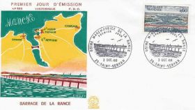 Європа Европа ^/--/^ Франция 1966 МОСТ ДАМБА ЗАПРУДА ЗАВОДЬ КАРТА ТОПОГРАФИЯ ГИДРОЛОГИЯ ШЛЮЗЫ Один КПД Mi.1566 ^_^^^ Франція 1966 МОСТ ДАМБА ЗАПРУДА ЗАВОД КАРТА ТОПОГРАФІЯ ГІДРОЛОГІЯ КПД Mi.1566 - фото фото фото