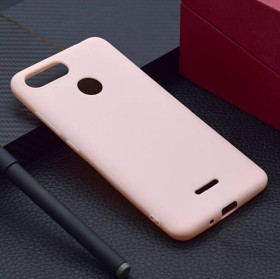 Чохли, бампера Чехлы, бампера ^/--/^ Чохол Xiaomi Redmi 6 силікон soft touch бампер світло-рожевий ^_^^^ Чехол Xiaomi Redmi 6 силикон soft touch бампер светло-розовый - фото фото фото
