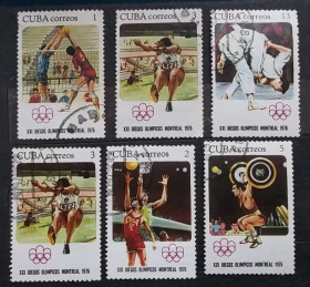 Спорт Спорт ^/--/^ Куба 1976 г - Олимпийские игры, Монреаль, 7 шт  (см.фото) ^_^^^ Куба 1976 р. - Олімпійські ігри, Монреаль, 7 шт. - фото фото фото