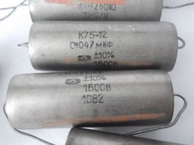 Конденсатори Конденсаторы ^/--/^ Конденсаторы К /--/ 75-12 0,047 /--/ мкФ 1600 /--/ В 5 /--/ шт - лот ^_^^^ Конденсатори К /--/ 75-12 0,047 /--/ мкФ 1600 /--/ В 5 /--/ шт - лот - фото фото фото