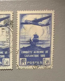 Франція Франция ^/--/^ Франция Транспорт Самолет 1936 ^_^^^ Франція Транспорт Літак 1936 - фото фото фото