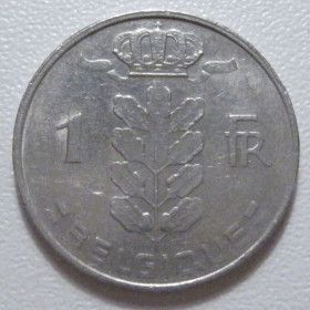 Бельгія Бельгия ^/--/^ Бельгія 1 франк 1976 року Belgique 42680 ^_^^^ Бельгия 1 франк 1976 года Belgique 42680 - фото фото фото