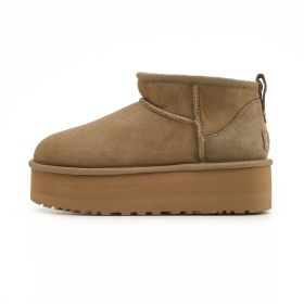 Кросівки Кроссовки ^/--/^ Ugg Classic Ultra Mini Platform XL Beige-Brown 38 39 ^_^^^ Ugg Classic Ultra Mini Platform XL Beige-Brown 38 - фото фото фото