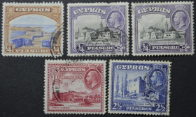 Інше Другое ^/--/^ Британские колонии Кипр король Георг V 1934 ^_^^^ Британські колонії Кіпр король Георг V 1934 - фото фото фото