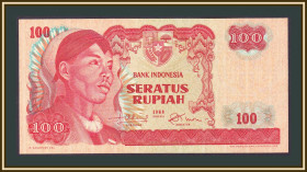 Індонезія Индонезия ^/--/^ Индонезия 100 рупий 1968 P-108  (108 /--/ a) UNC ^_^^^ Індонезія 100 рупій 1968 P-108 (108 /--/ a) UNC - фото фото фото