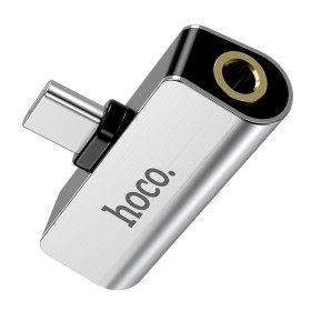 USB адаптери USB адаптеры ^/--/^ Аудіо адаптер HOCO LS /--/ 26 Type C to Type C + 3.5 /--/ mm Сірий ^_^^^ Аудио адаптер HOCO LS /--/ 26 Type C to Type C + 3.5 /--/ mm Серый - фото фото фото