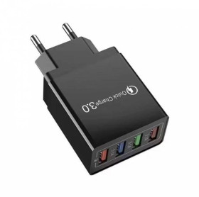 Зарядні пристрої Зарядные устройства ^/--/^ Зарядное устройство с 4 Usb портами bk 382 ^_^^^ Зарядний пристрій з 4 Usb портами bk 382 - фото фото фото