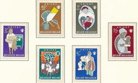 Інше Другое ^/--/^ Бельгия ЮНИСЕФ Мать и дитя 1960 MH ^_^^^ Бельгія ЮНІСЕФ Мати і дитя 1960 MH - фото фото фото