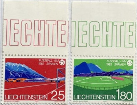 Спорт Спорт ^/--/^ Лихтенштейн, ЧМ по футболу 1982 года, MNH ^_^^^ Ліхтенштейн, ЧС з футболу 1982 року, MNH - фото фото фото