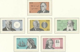 Інше Другое ^/--/^ ГДР Личности Ученые Парусник 1979 ^_^^^ НДР Особистості Вчені Парусник 1979 - фото фото фото