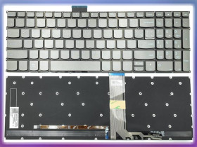 Клавіатури Клавиатуры ^/--/^ Клавиатура для Lenovo IdeaPad 5-15 /--/ ALC /--/ 05, 5-15 /--/ ARE /--/ 05, 5-15 /--/ IIL /--/ 05, 5-15 /--/ ITL /--/ 05 (RU Gray с подсветкой) ^_^^^ Клавіатура для Lenovo IdeaPad 5-15 /--/ ALC /--/ 05, 5-15 /--/ ARE /--/ 05, 5-15 /--/ IIL /--/ 05, 5-15 /--/ ITL /--/ 05 (RU Gray з підсвічуванням) - фото фото фото