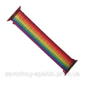 Розумні годинники (Smart watch) Умные часы (Smart watch) ^/--/^ Ремешок Apple Watch 38  40 радуга rainbow ^_^^^ Apple Watch 38 40 веселка rainbow - фото фото фото